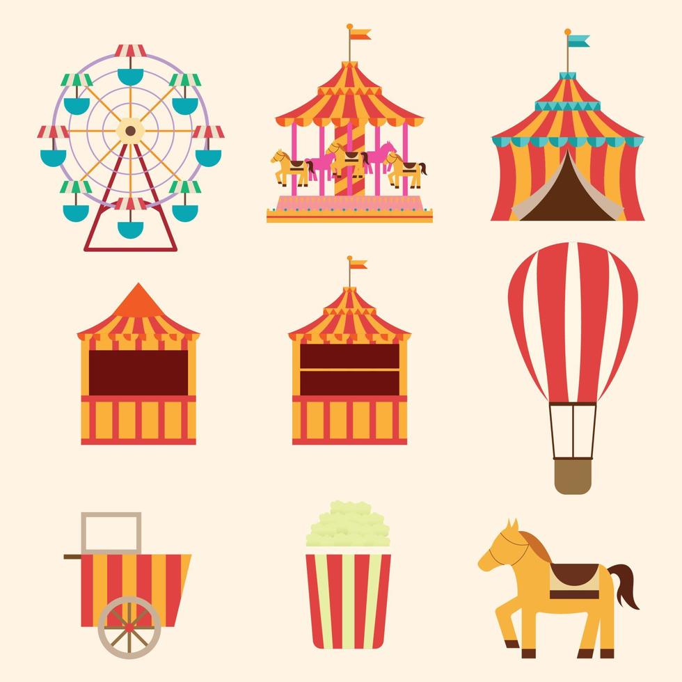 The Illustration of Carnival vector