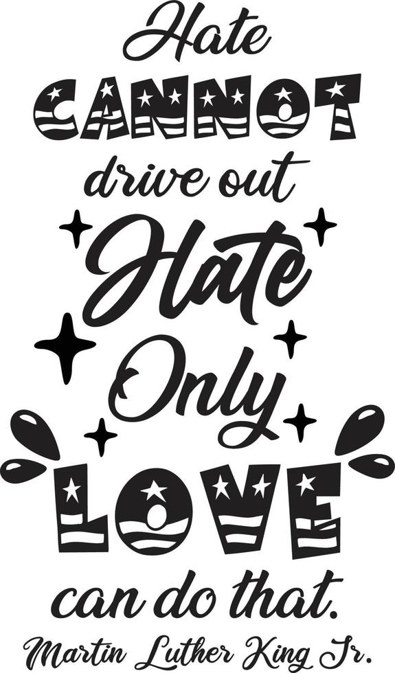 Martin Luther King T-shirt Design vector