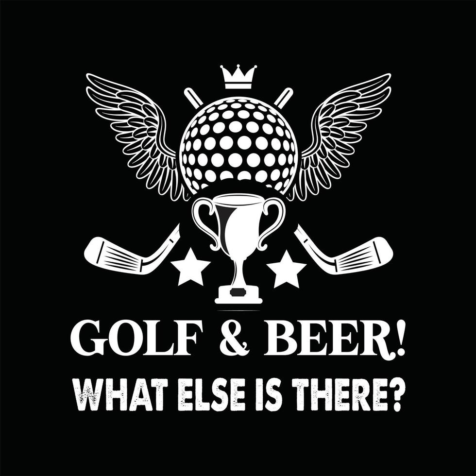 Golf T-shirt Design vector