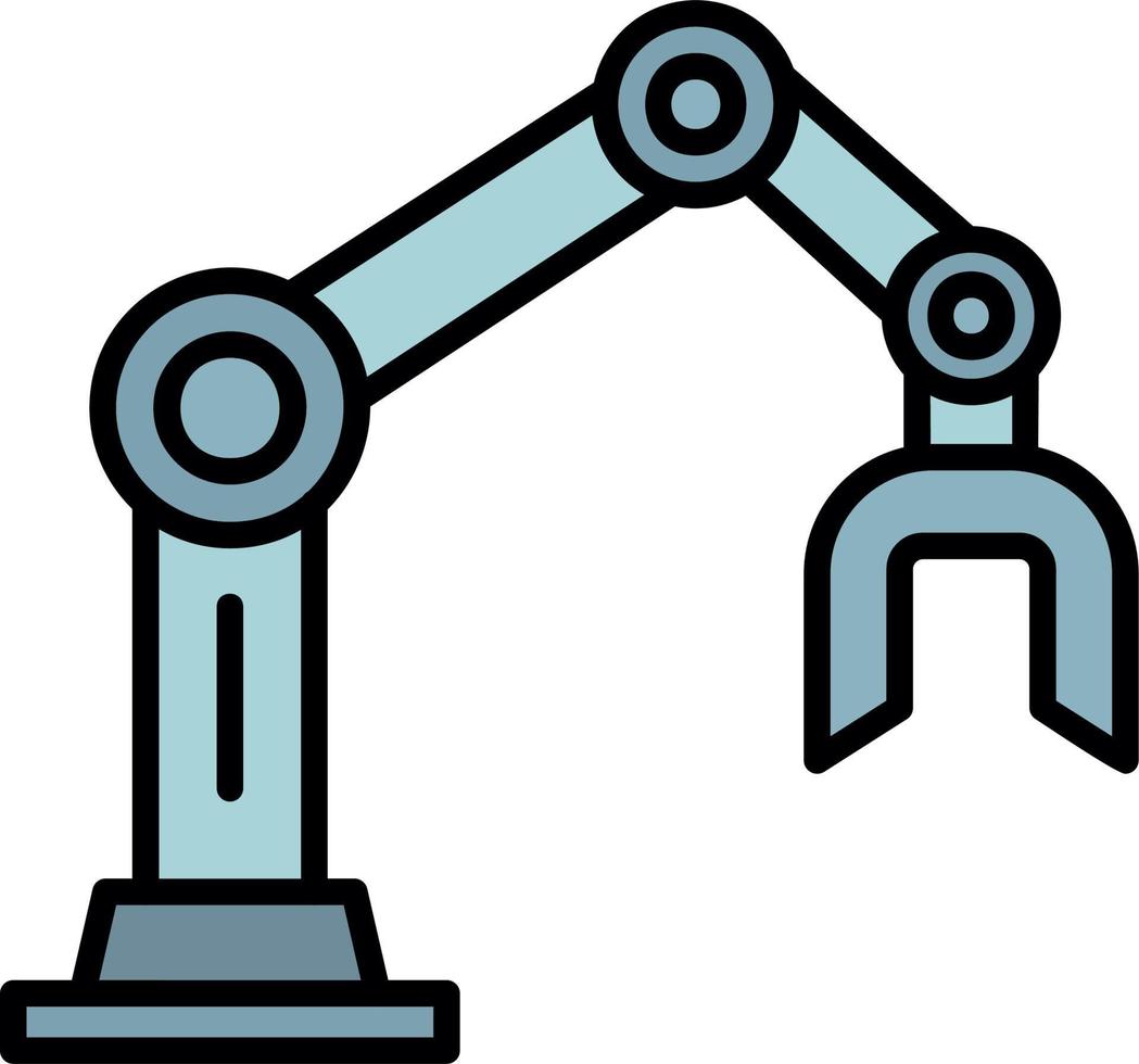 Robot Arm Vector Icon