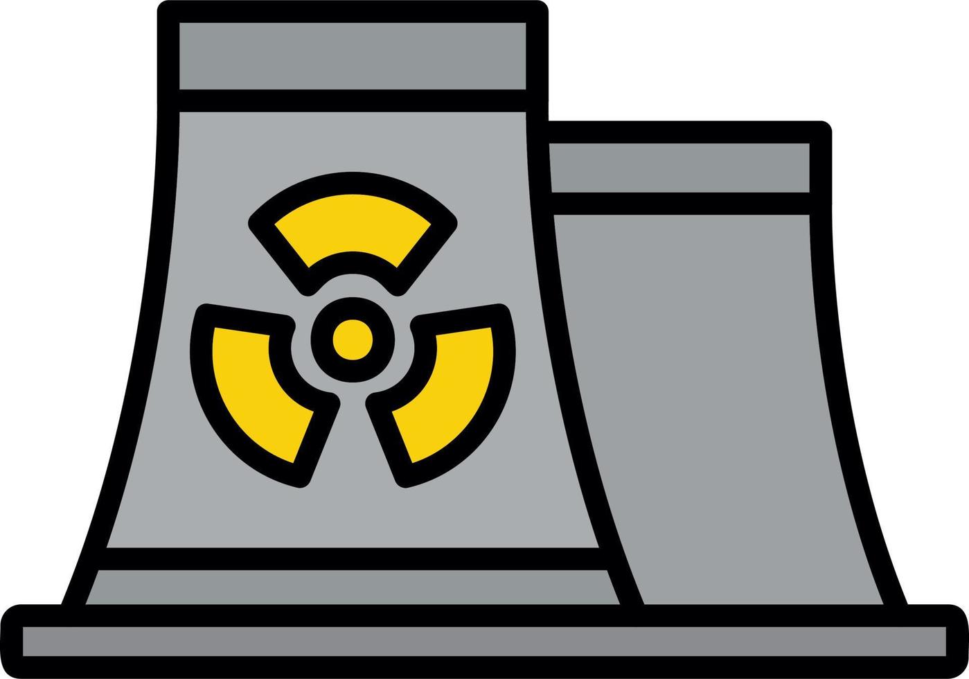 icono de vector nuclear