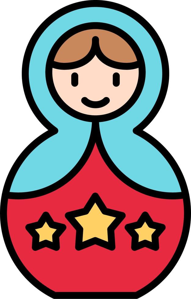 Matryoshka Doll Vector Icon