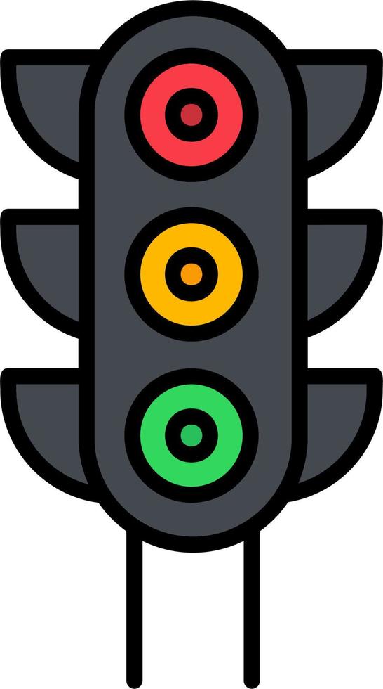 Traffic Light Vector Icon