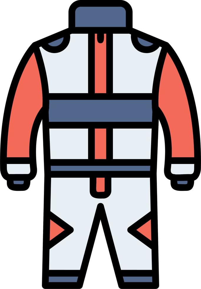 Race Suit Vector Icon