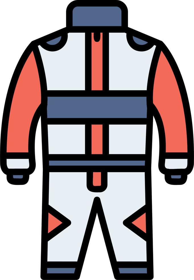 Race Suit Vector Icon