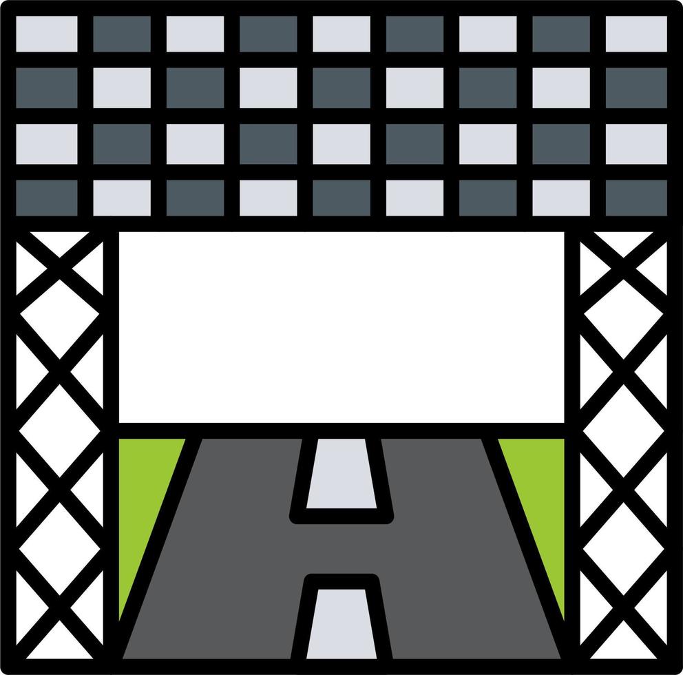 Racetrack Vector Icon