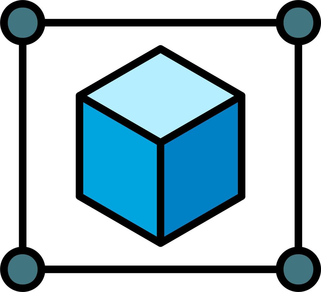 3d Architecture Vector Icon