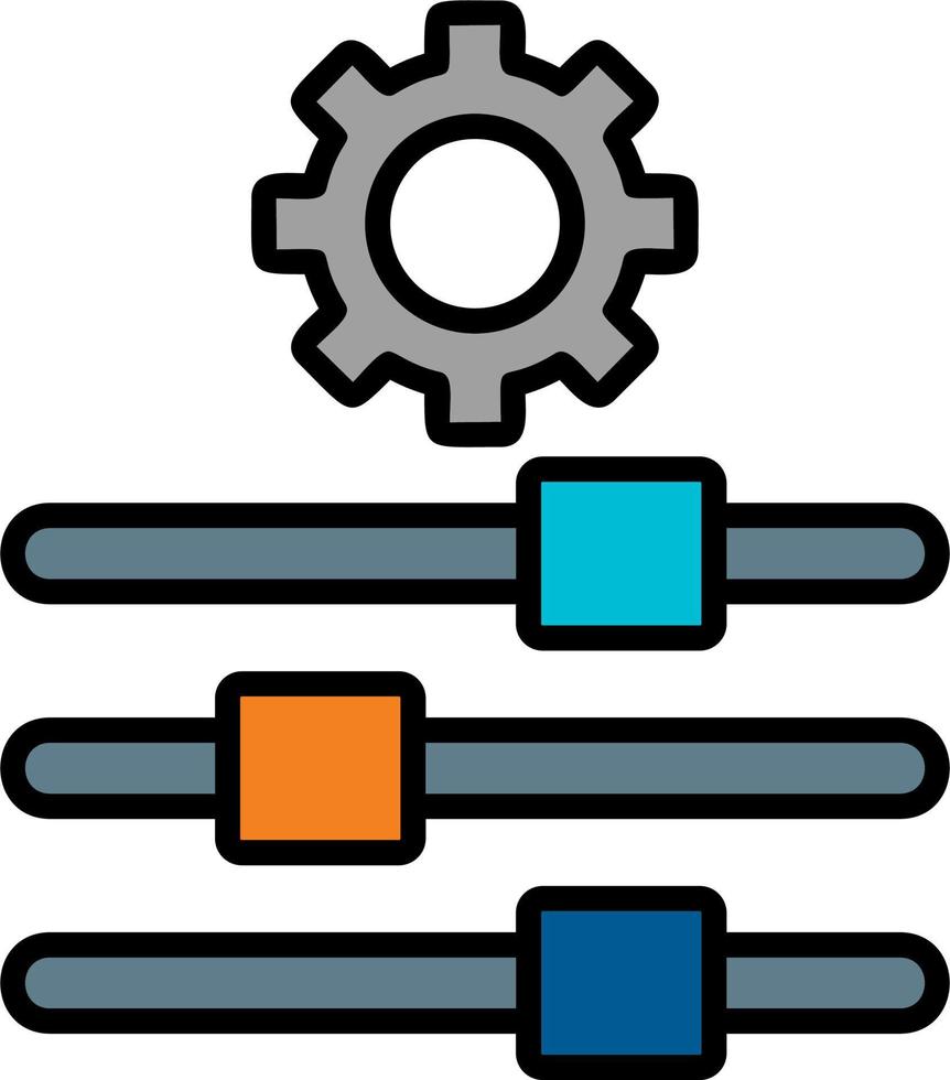 ajustamiento vector icono