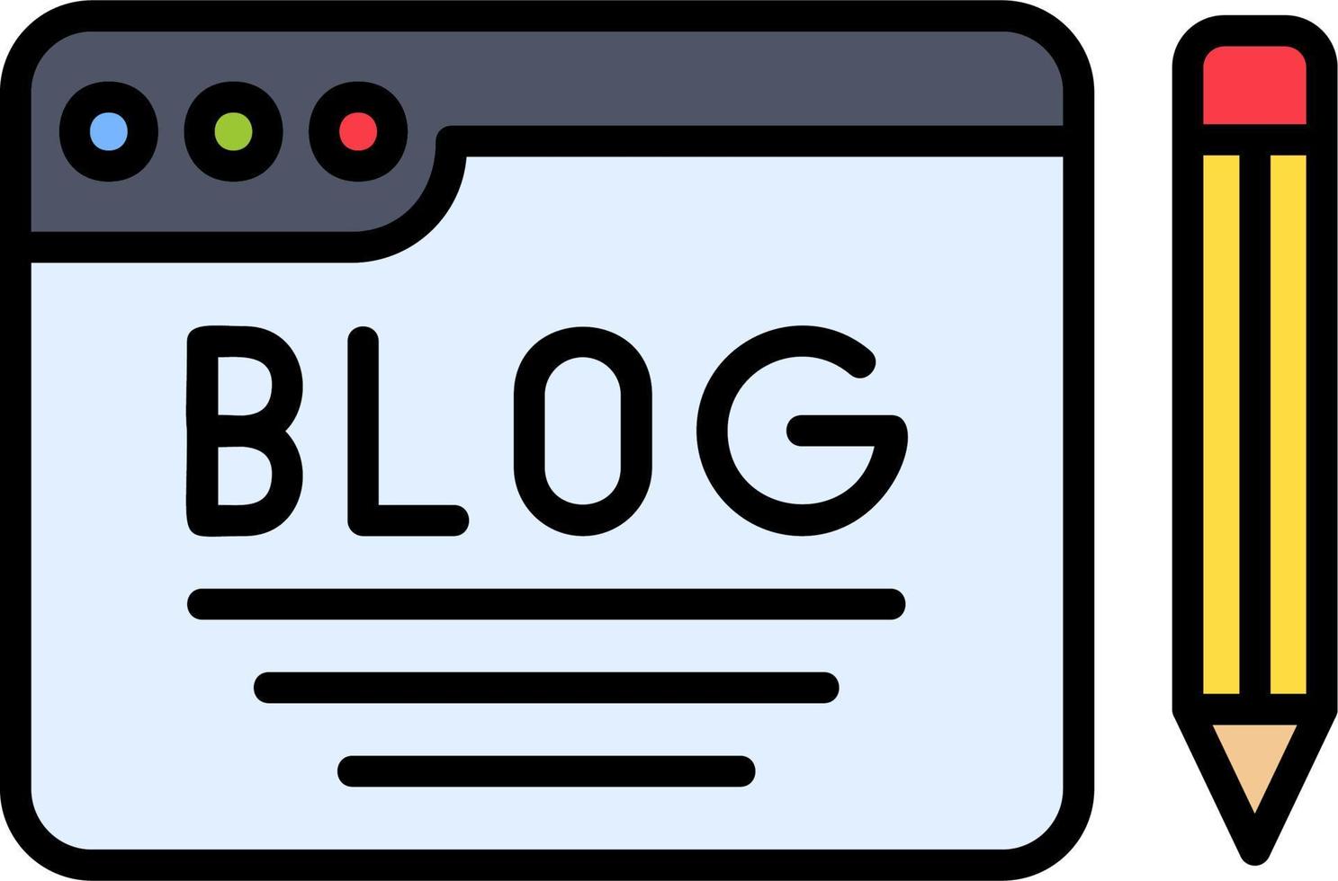 Blog Vector Icon