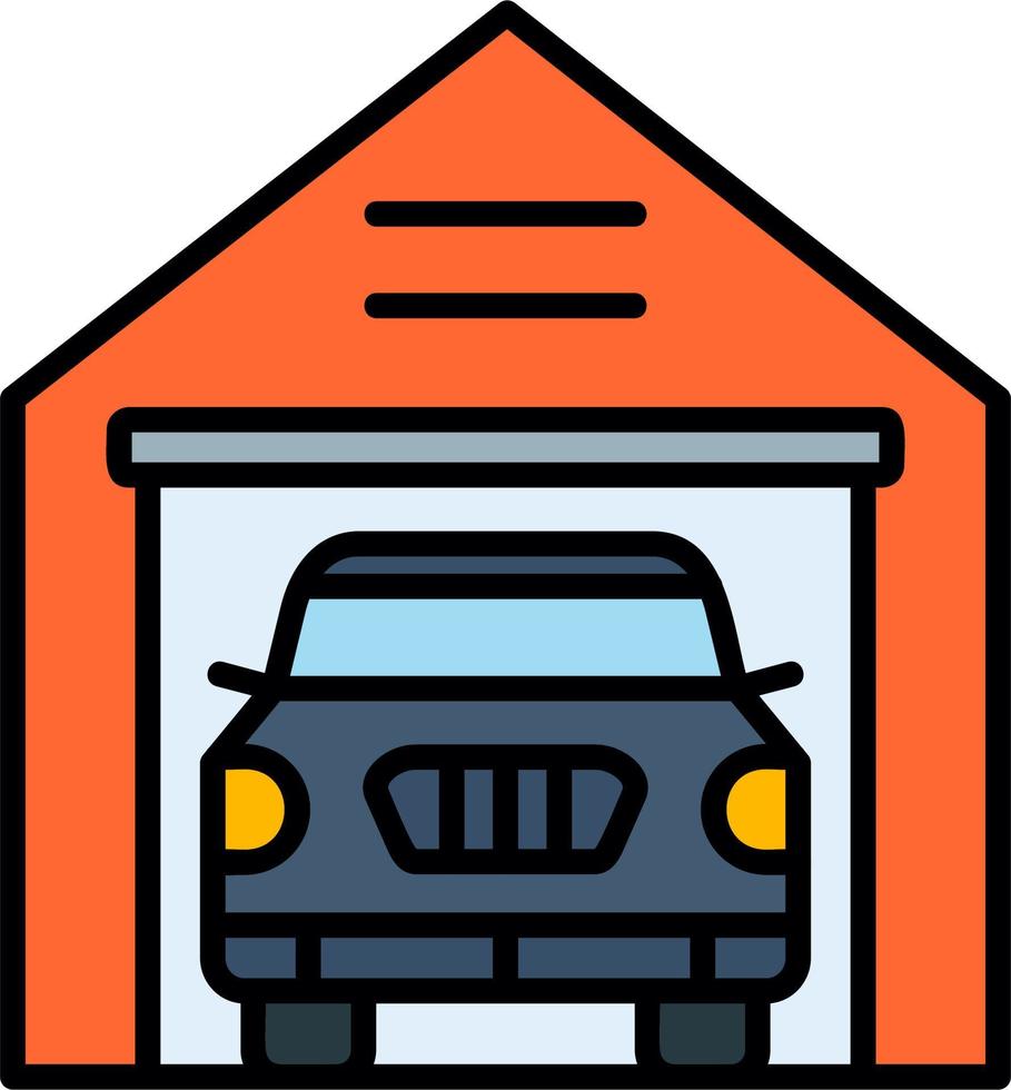 Garage Vector Icon