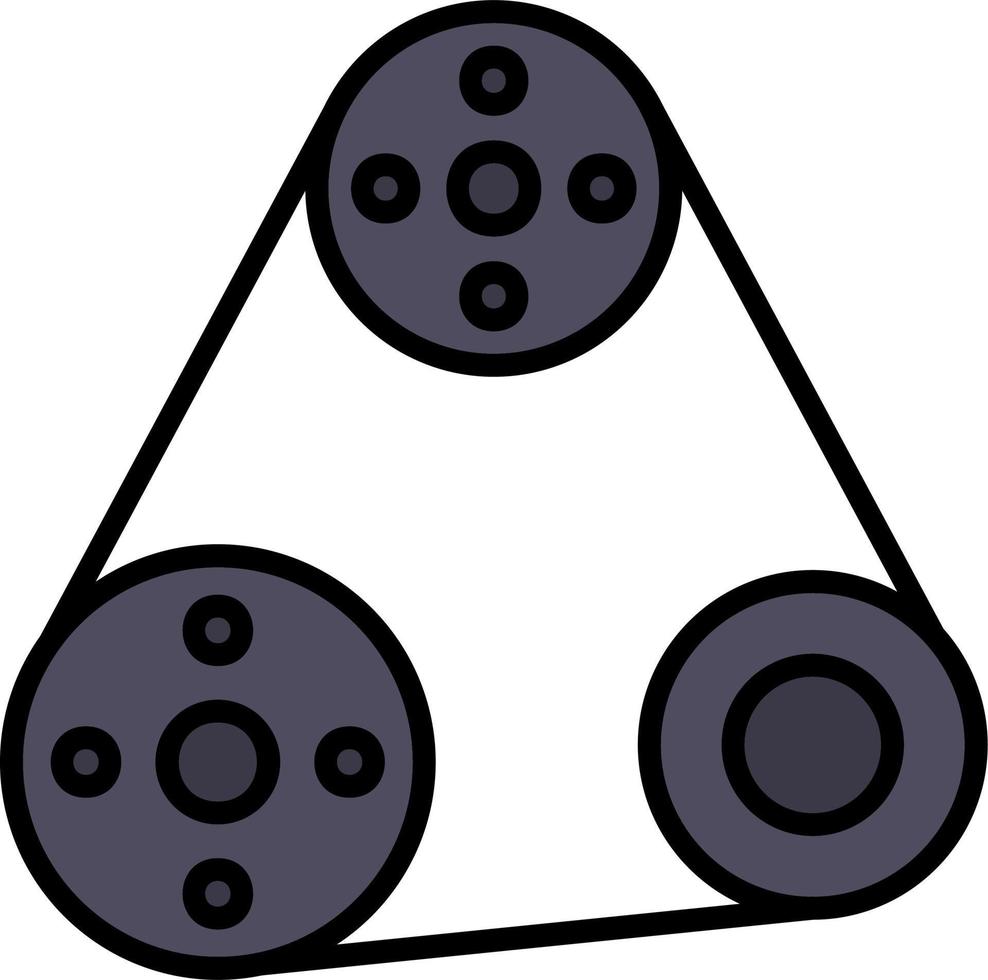 Belt Drive Kit Vector Icon
