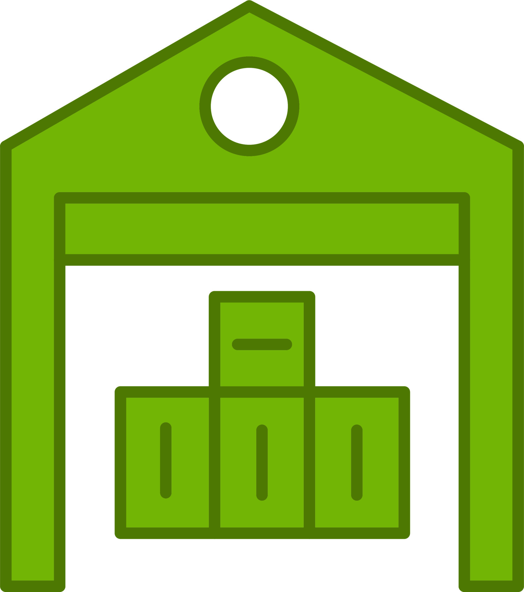 Warehouse Vector Icon 20368778 Vector Art at Vecteezy