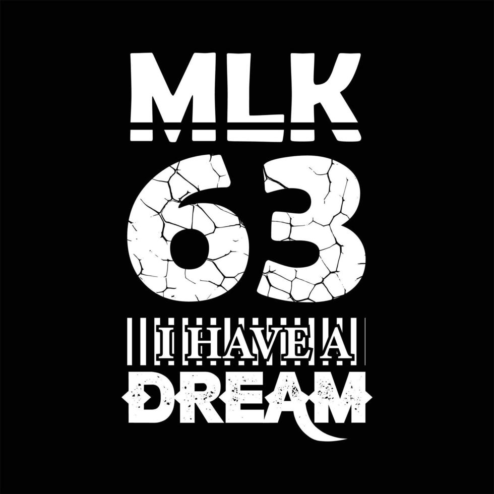 Martin Luther King T-shirt Design vector