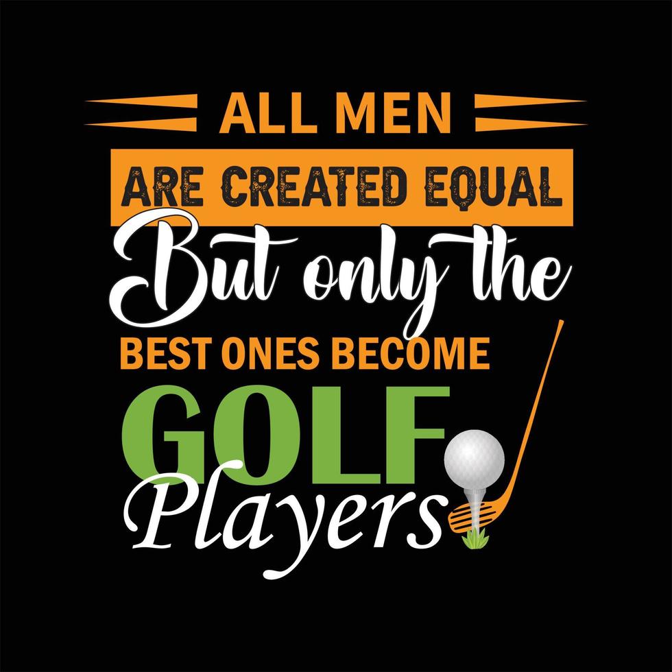 Golf T-shirt Design vector