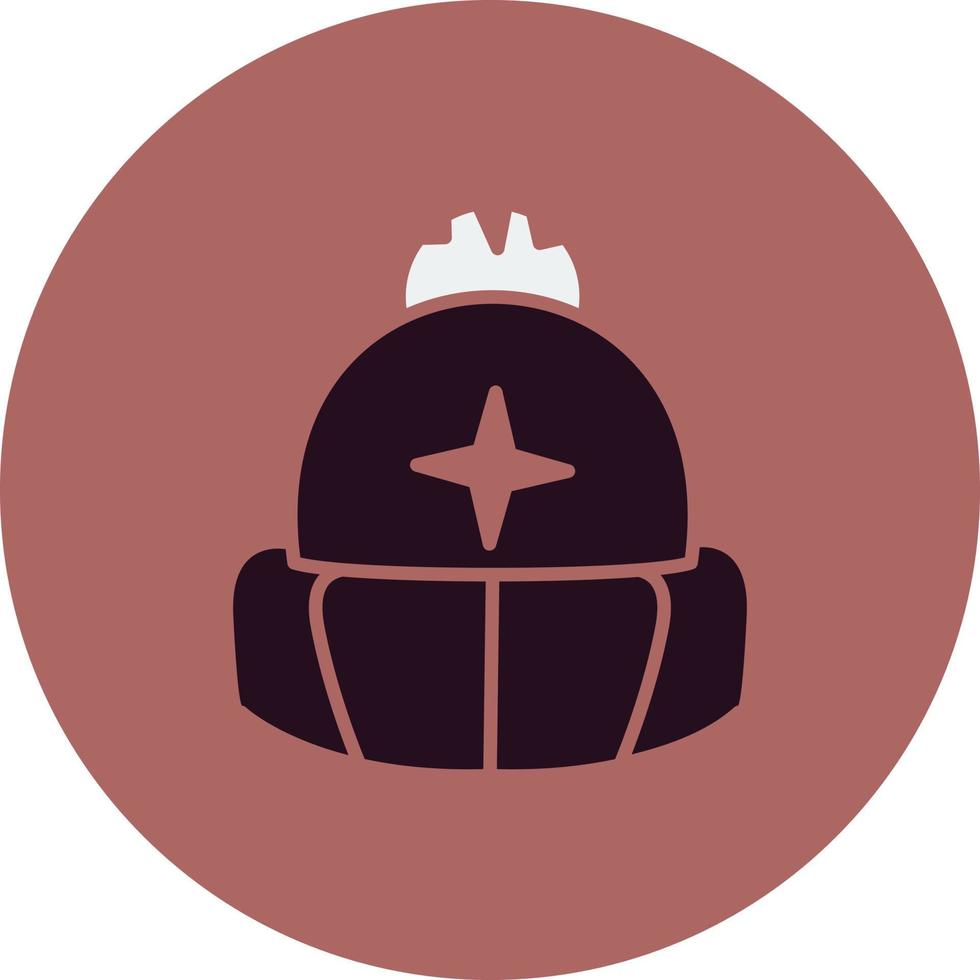 Knitted hat Vector Icon