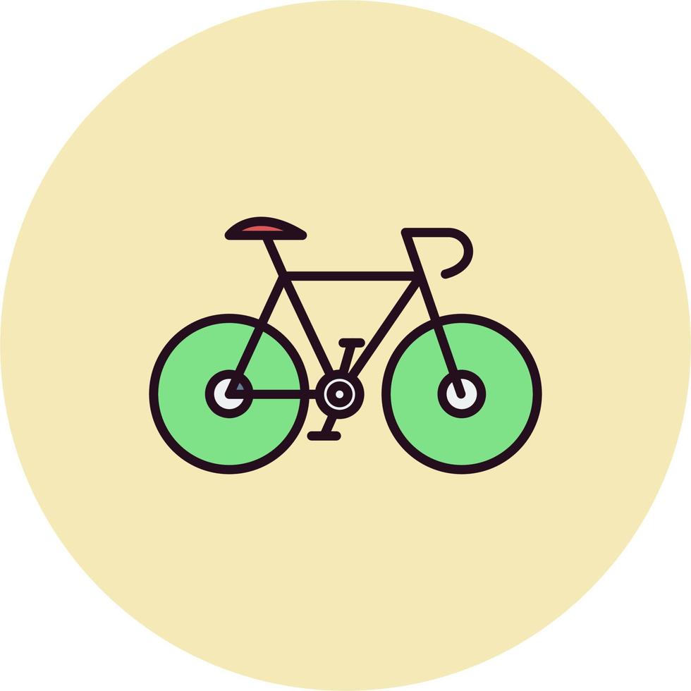 icono de vector de bicicleta