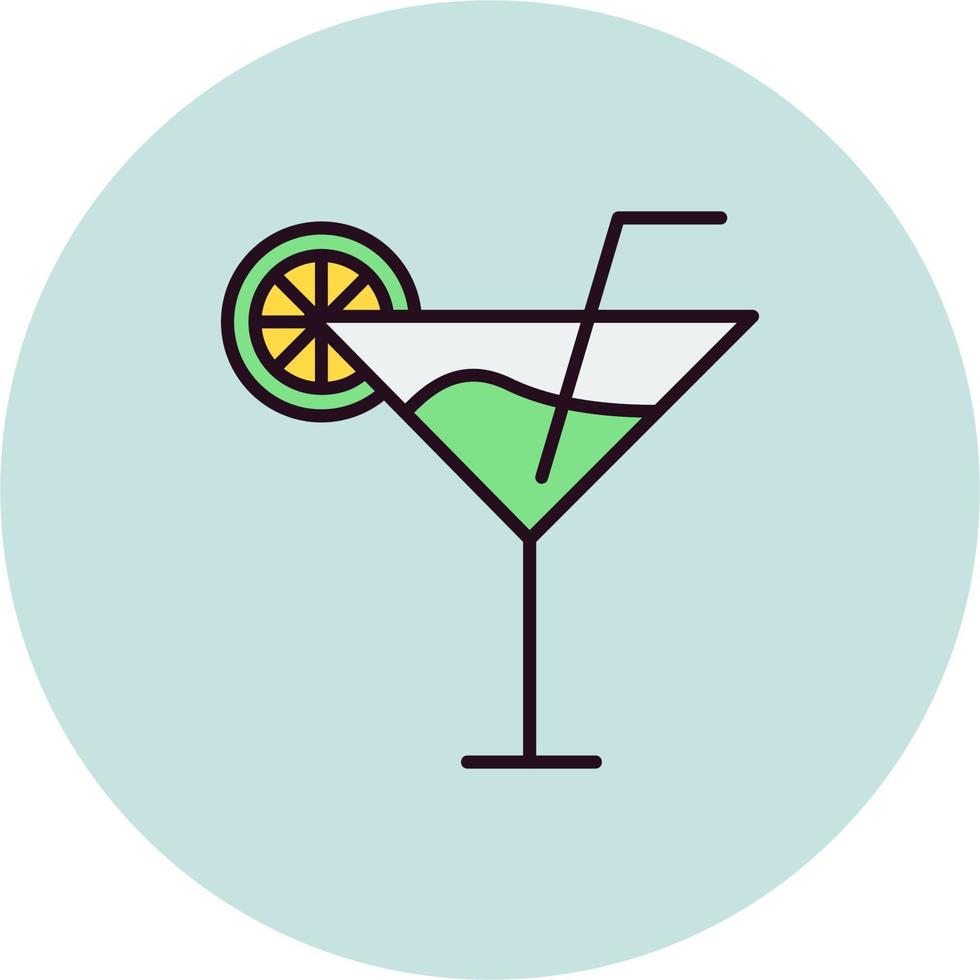 icono de vector de coctel