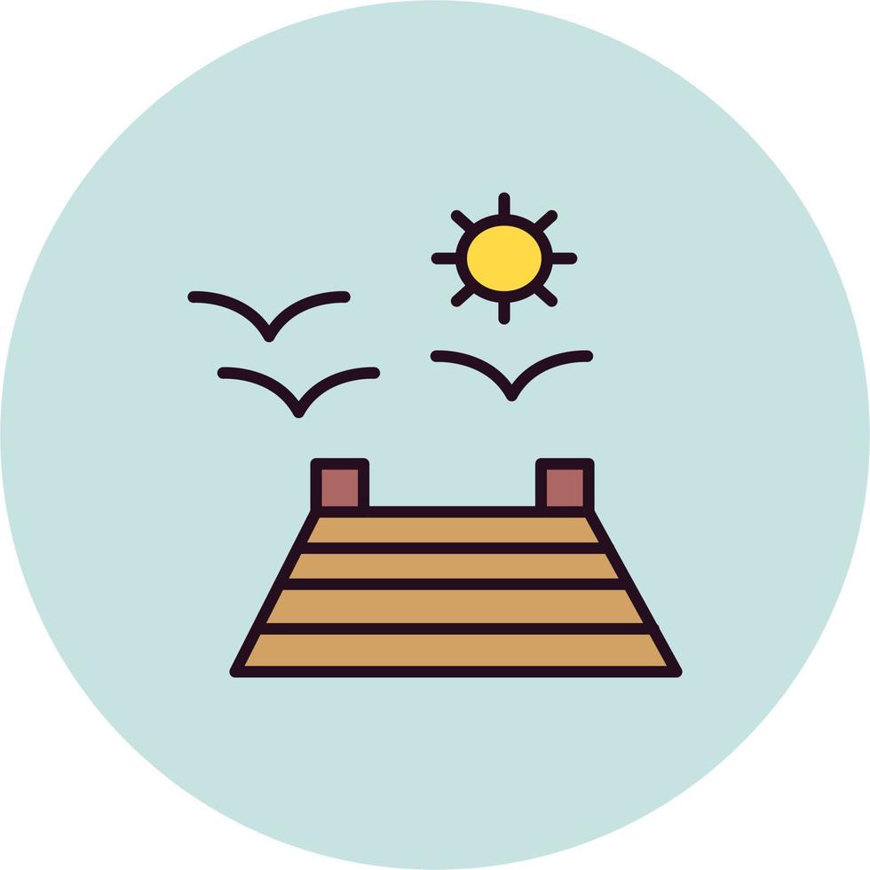 Pier Vector Icon