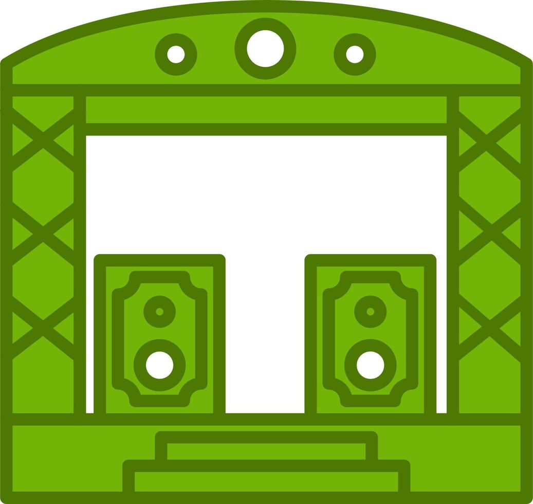 Stage Vector Icon