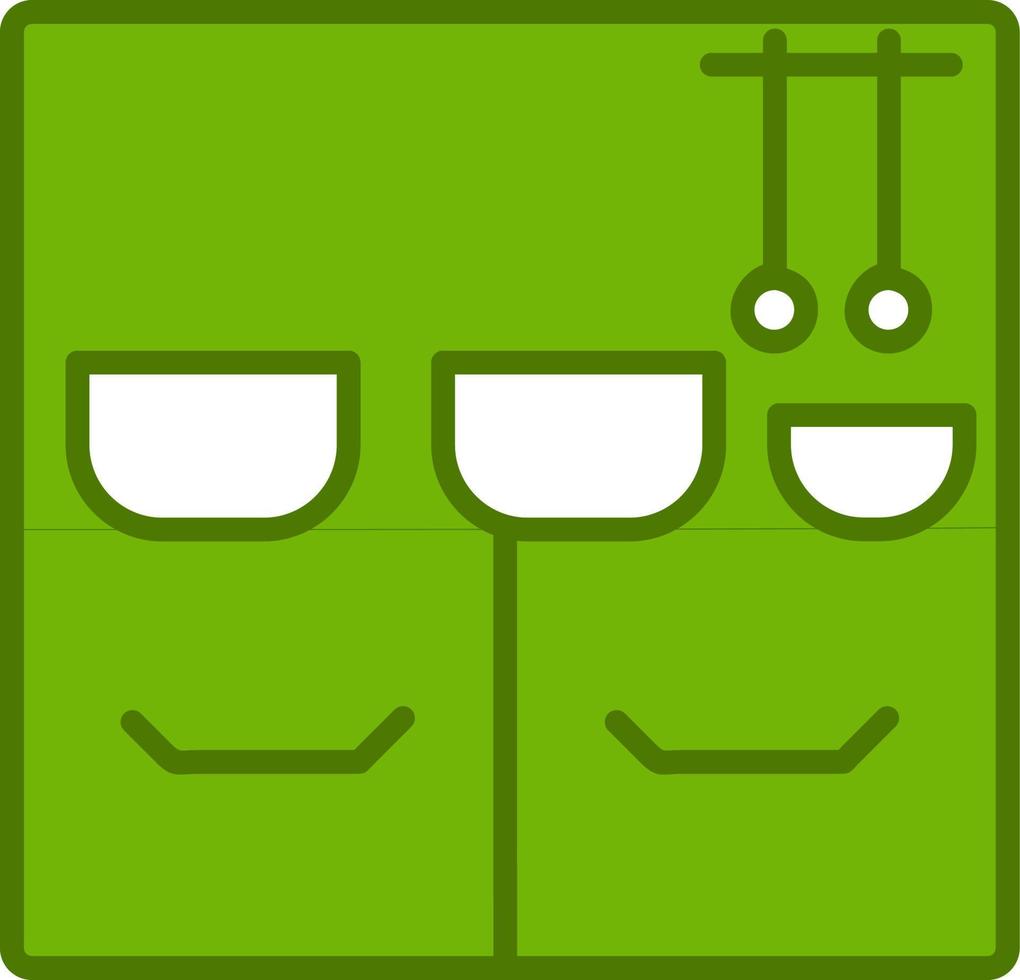 Kitchen Shelf Vector Icon