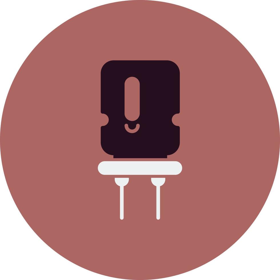 Capacitor Vector Icon