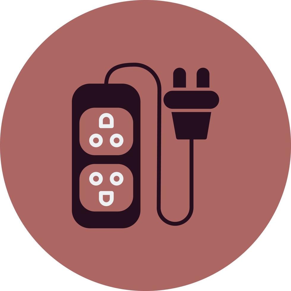 Extension cord Vector Icon