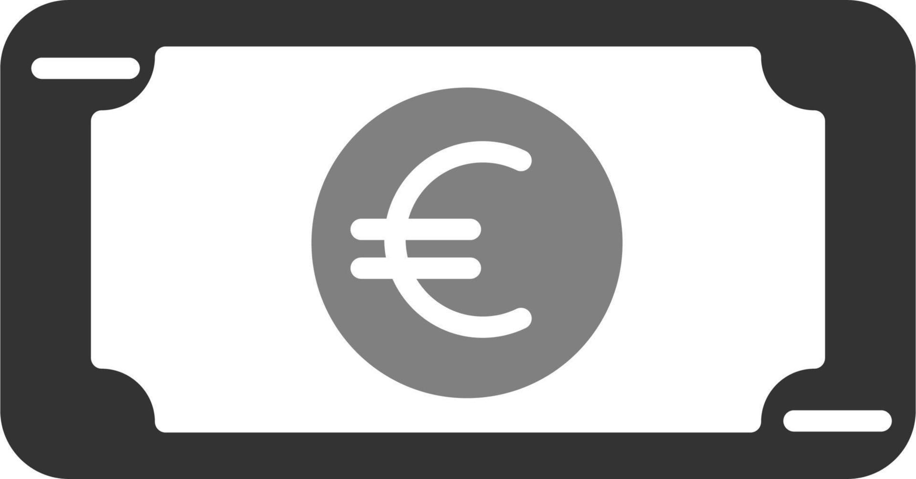 icono de vector de euro