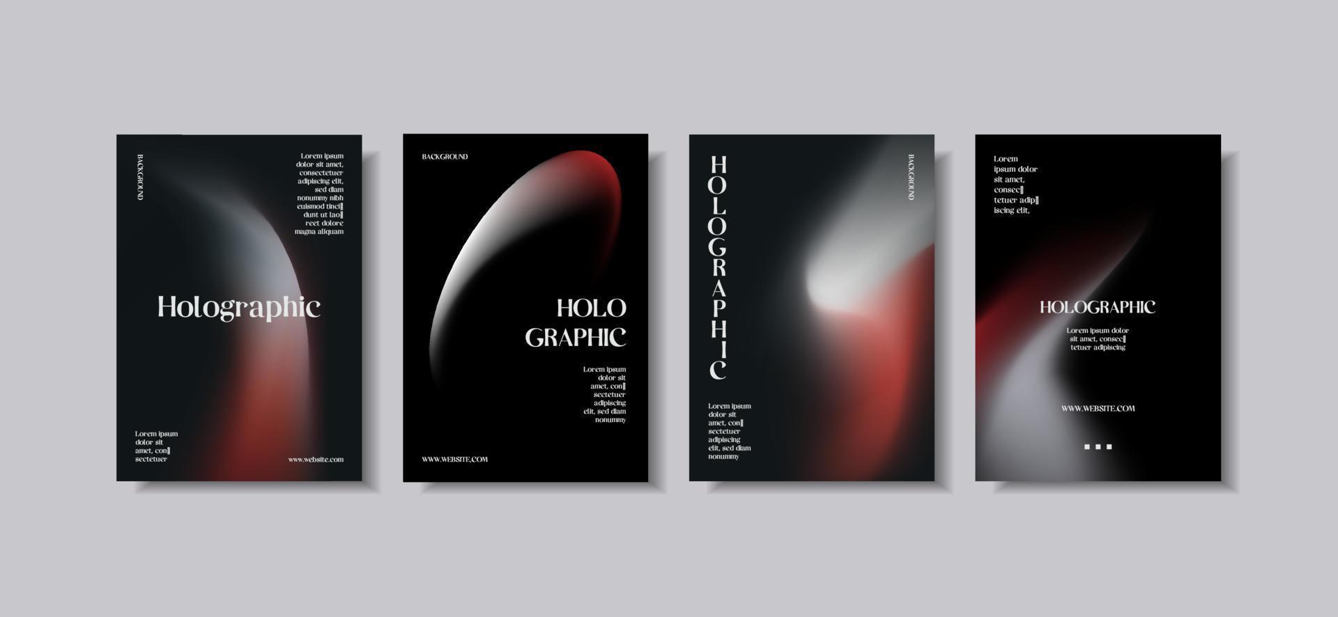 Trendy unique and minimalist vibrant gradient vector design for banner flyer, template, brand identity, digital marketing