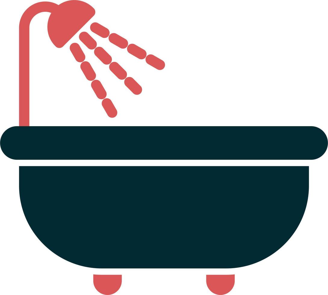 icono de vector de baño