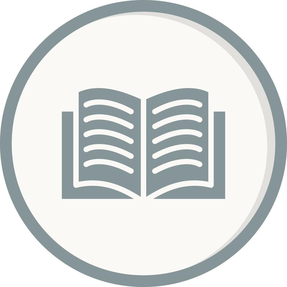 Open Book Vector Icon
