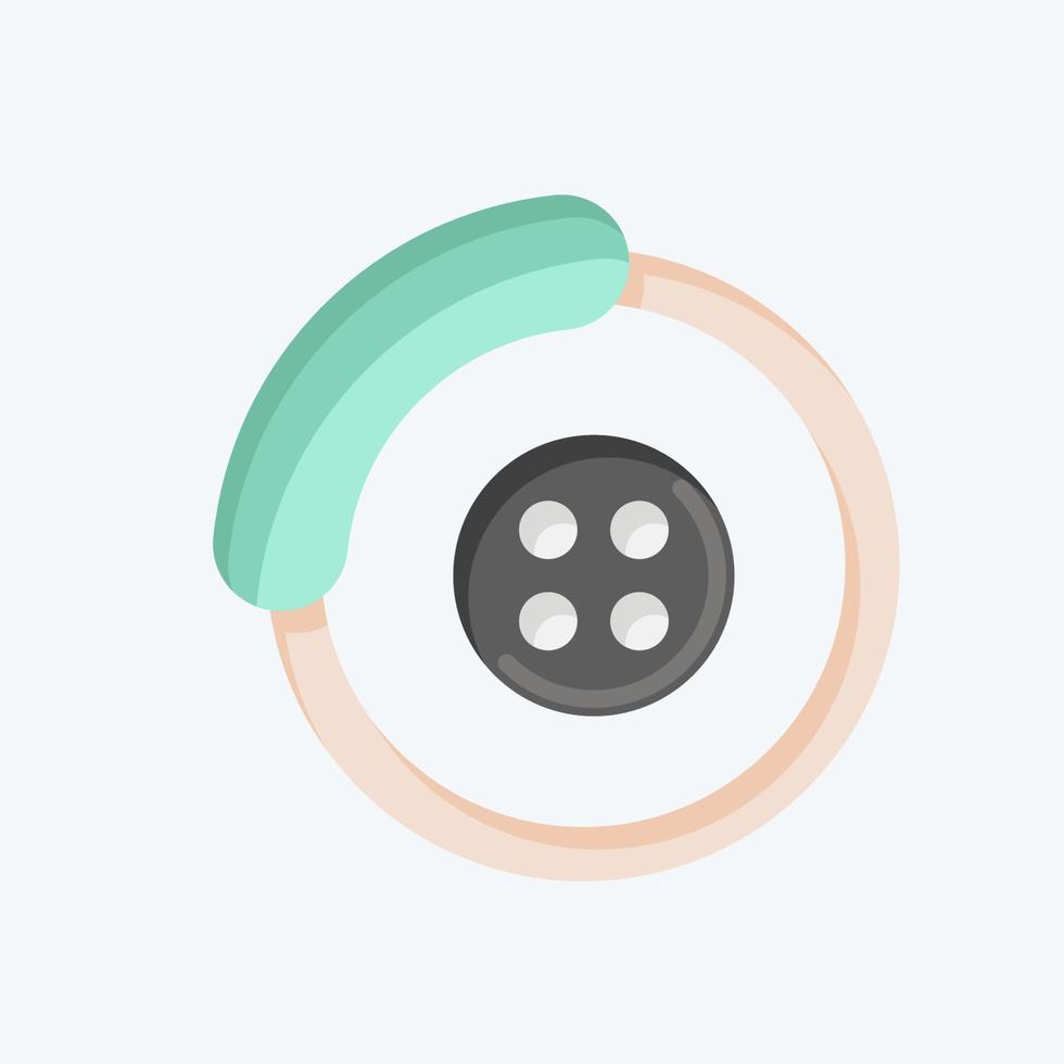 Icon Brakes. related to Car Service symbol. Flat Style. repairing. engine. simple illustration vector