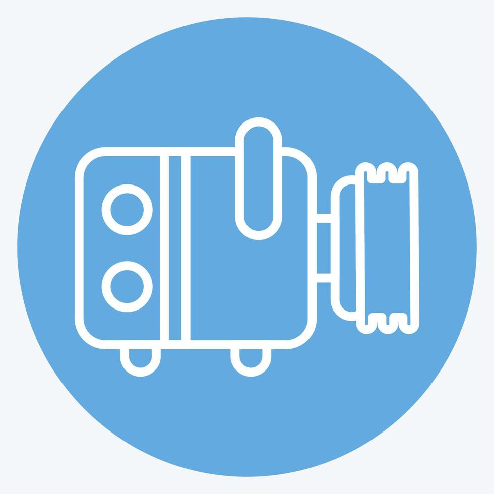 Icon Compresor. related to Car Service symbol. Blue Eyes Style. repairing. engine. simple illustration vector