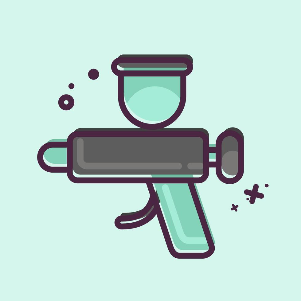 Icon Exterior. related to Car Service symbol. MBE Style. repairing. engine. simple illustration vector