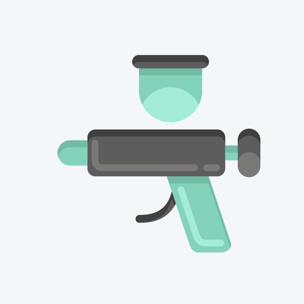 Icon Exterior. related to Car Service symbol. Flat Style. repairing. engine. simple illustration vector