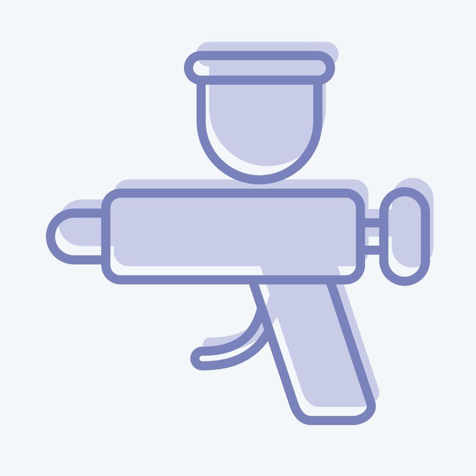 Icon Exterior. related to Car Service symbol. Two Tone Style. repairing. engine. simple illustration vector