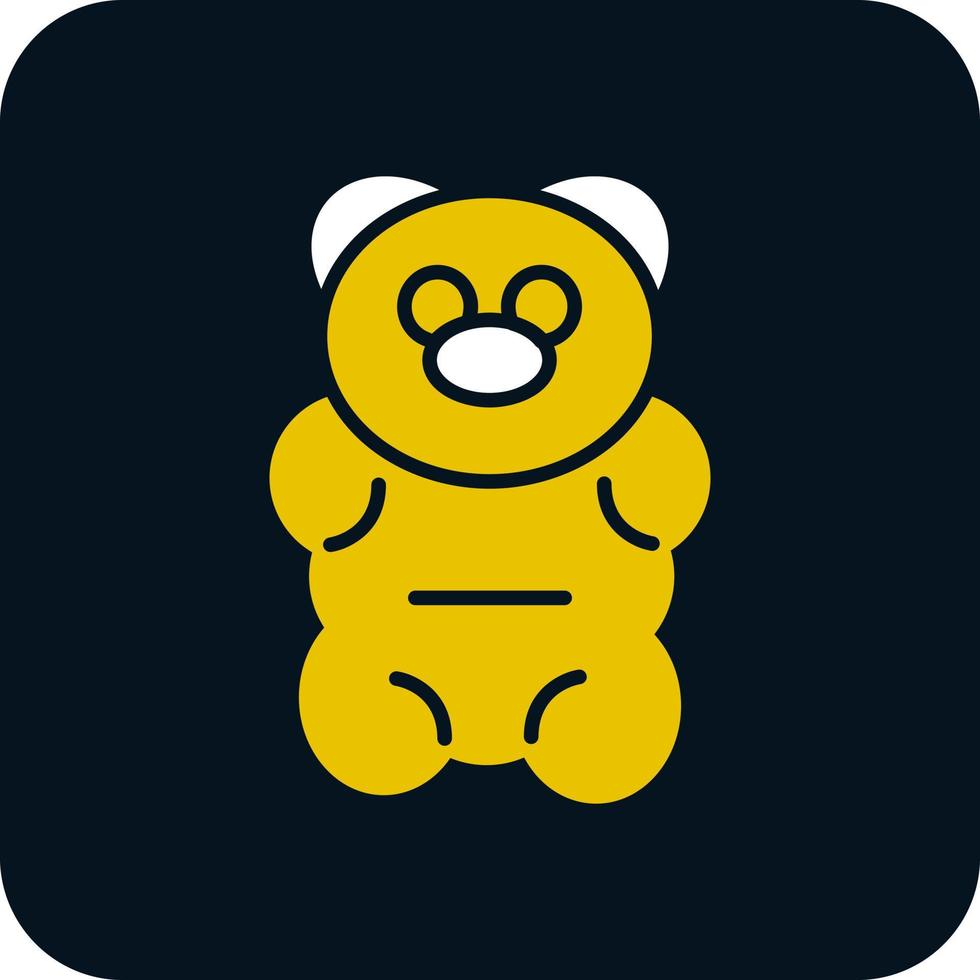 Gummy Bear Vector Icon Design