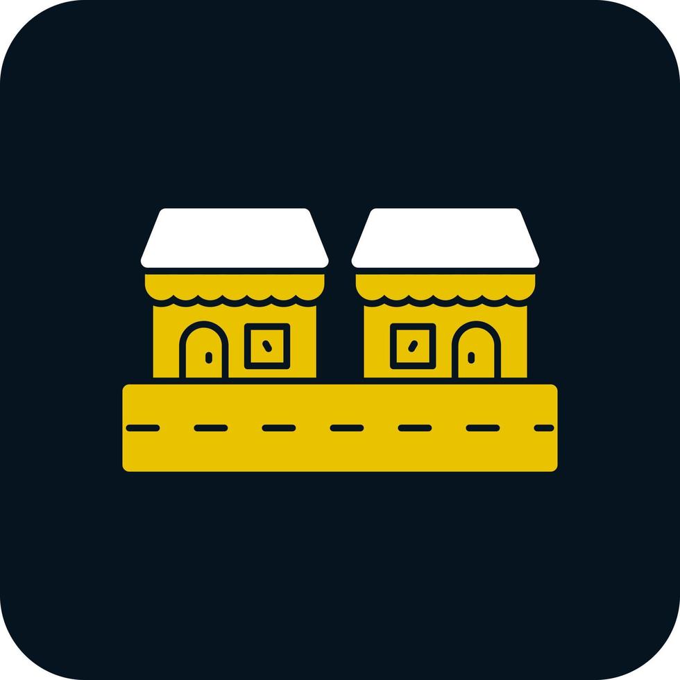 Street Market Vector Icon Design