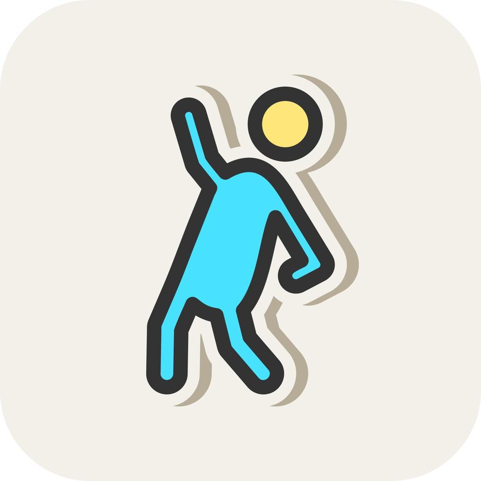 Stretching Vector Icon Design