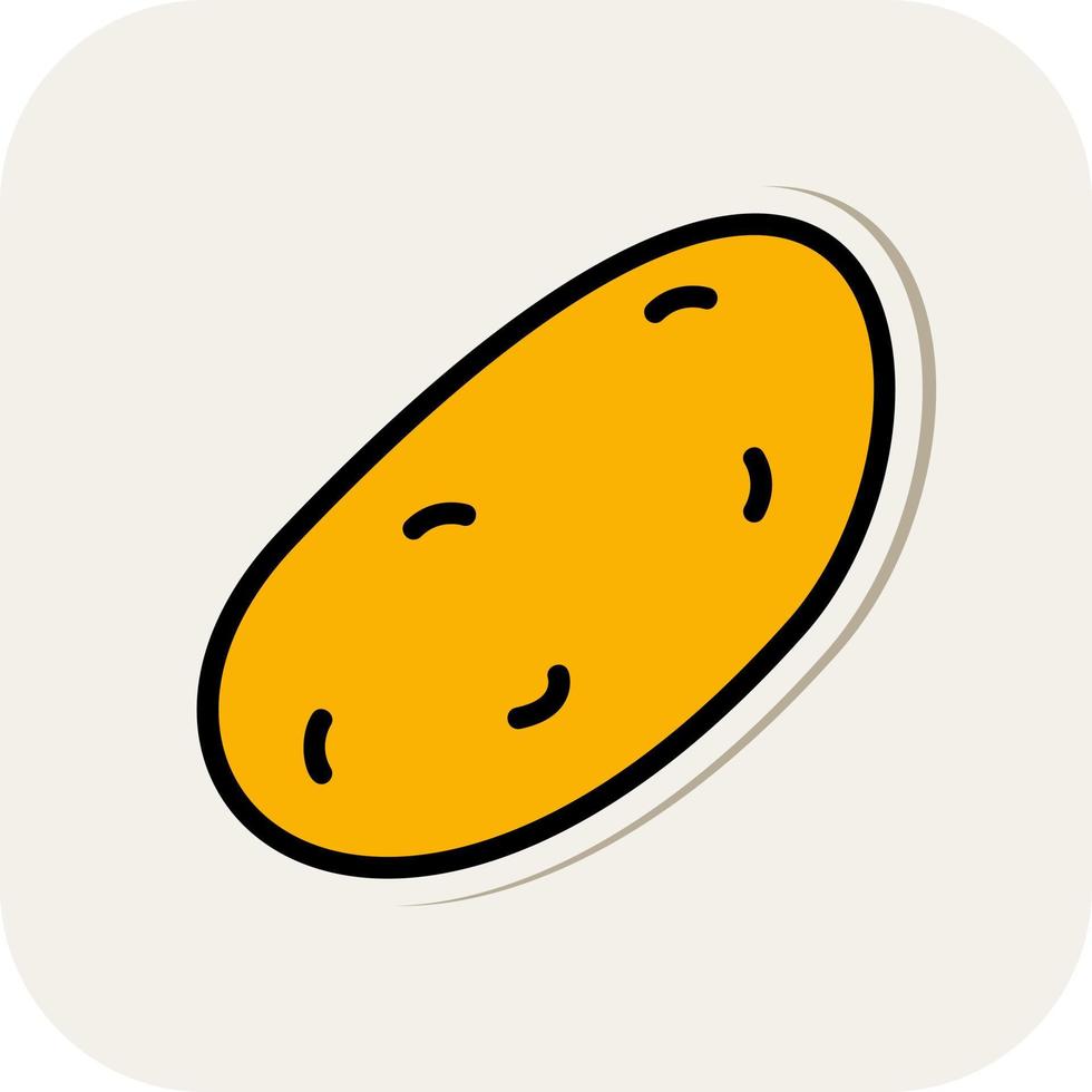 Potato Vector Icon Design