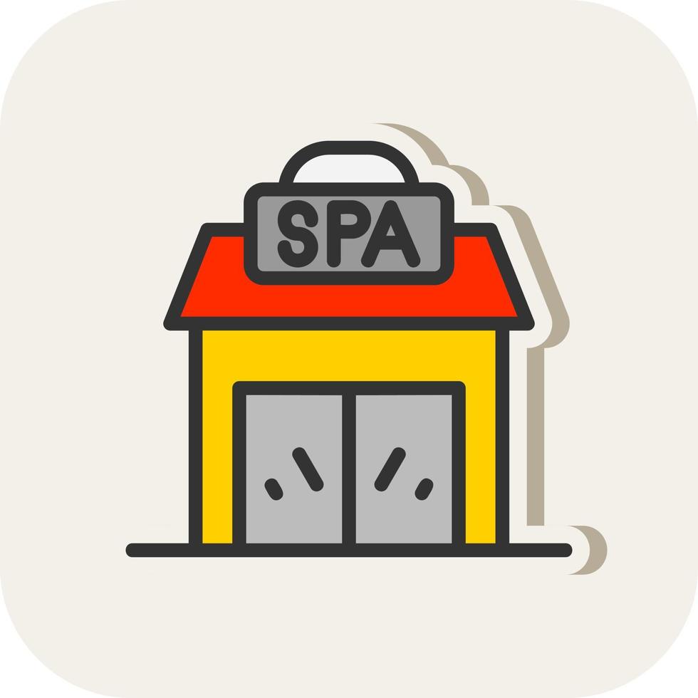 Spa Center Vector Icon Design