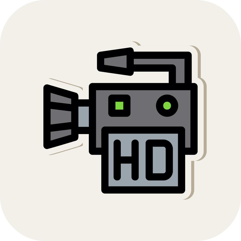 HD Film Vector Icon Design