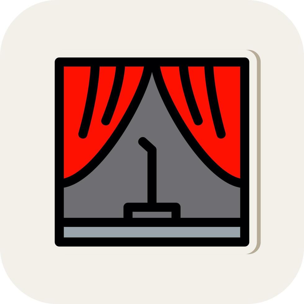 Stage Vector Icon Design