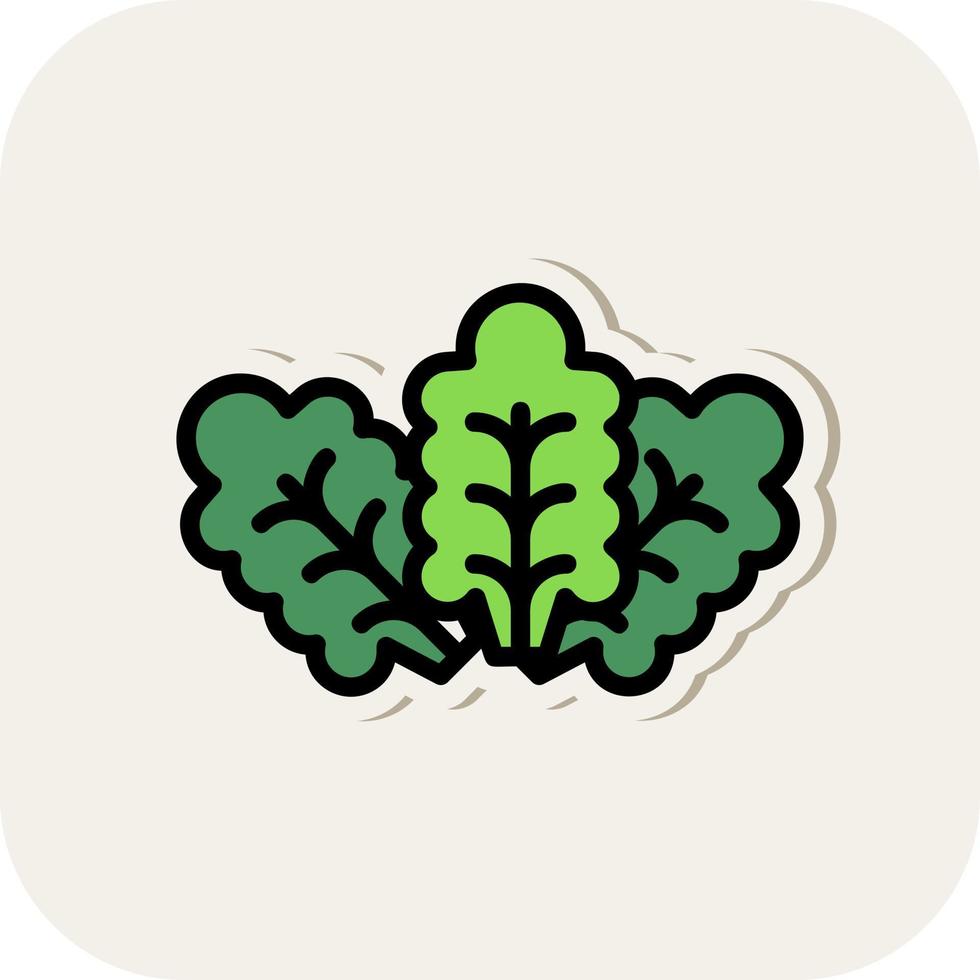 Lettuce Vector Icon Design