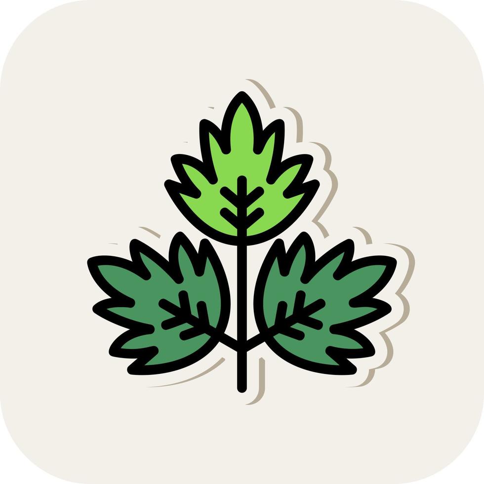 Parsley Vector Icon Design