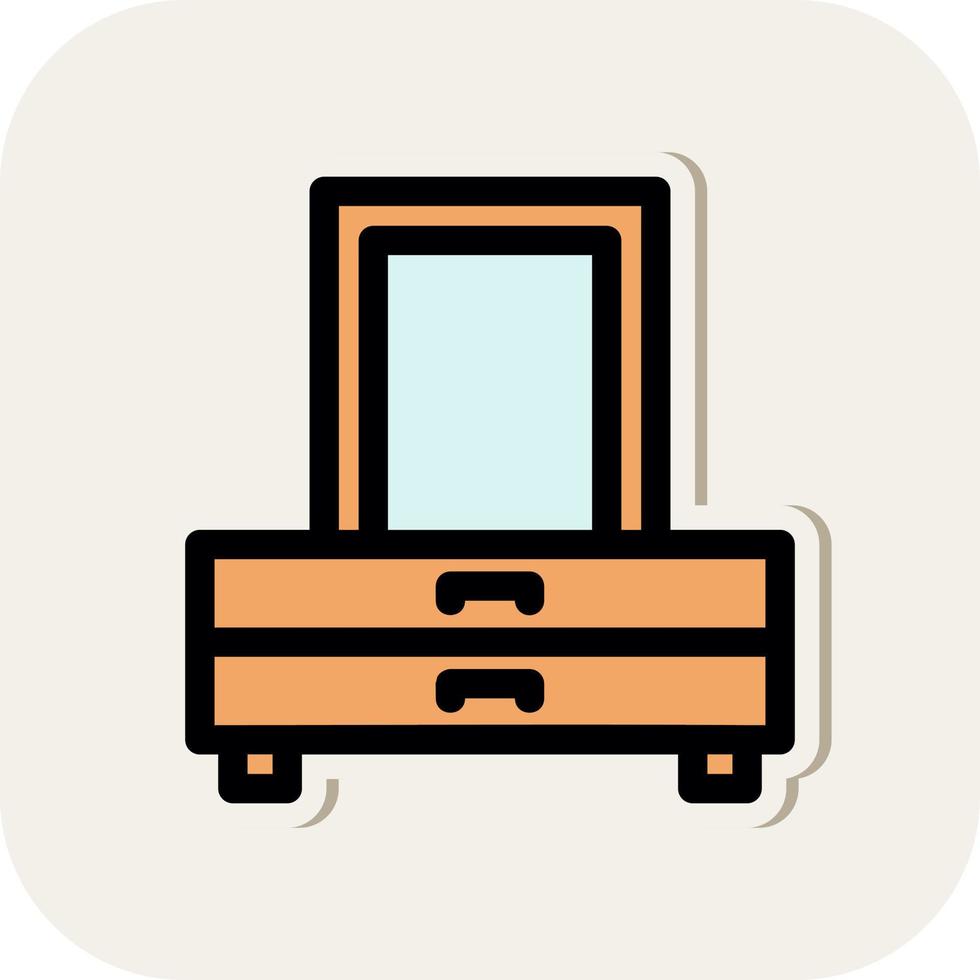 Dresser Vector Icon Design