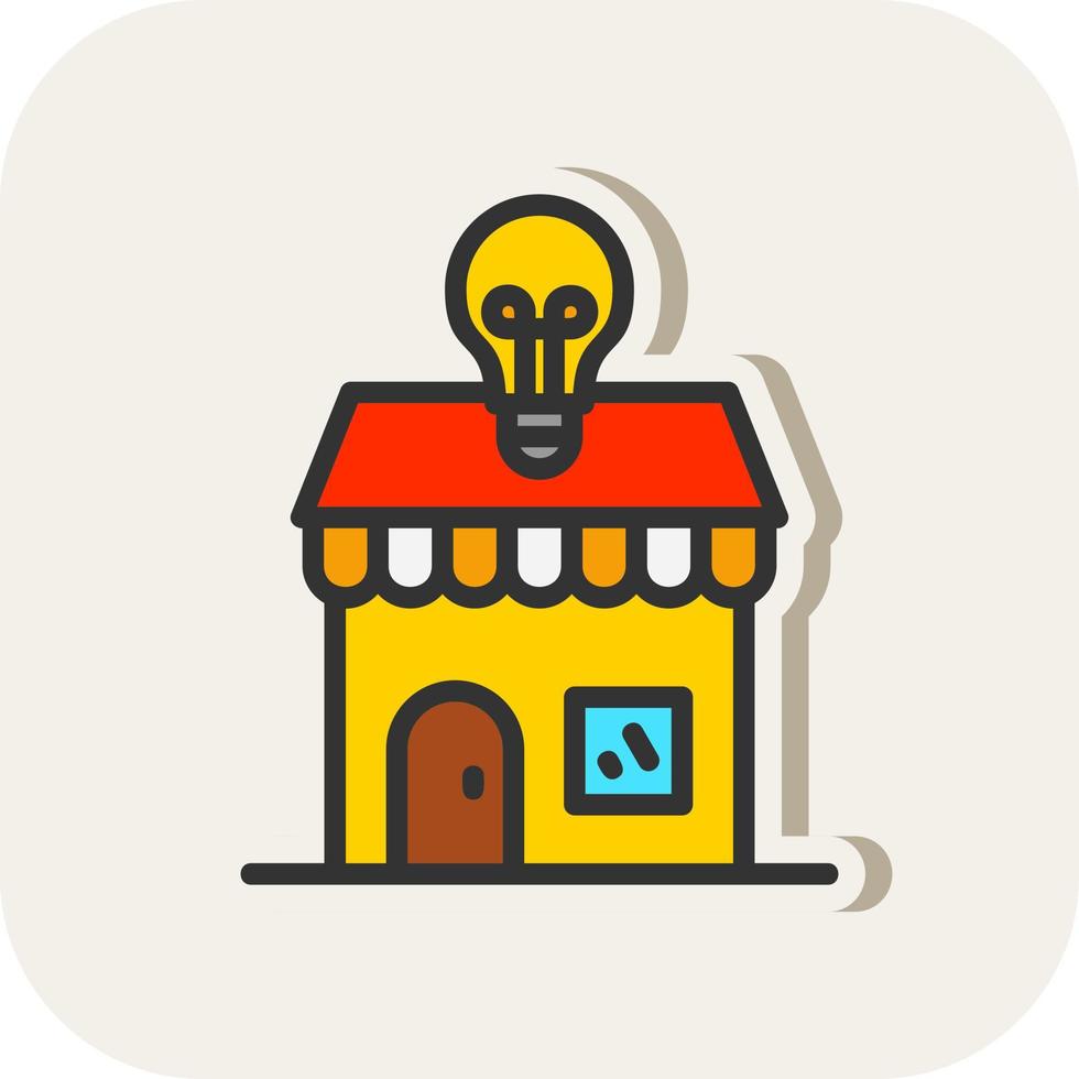 Electronics Shop Vector Icon Design