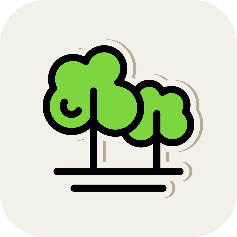 Forest Vector Icon Design