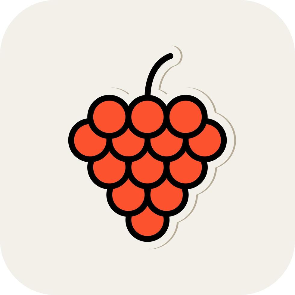 Raspberry Vector Icon Design