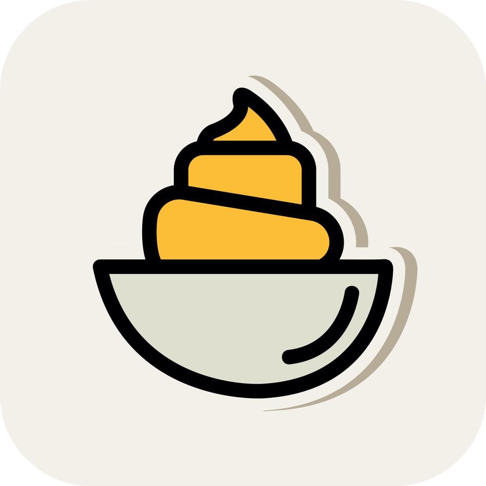 Deviled Eggs Vector Icon Design