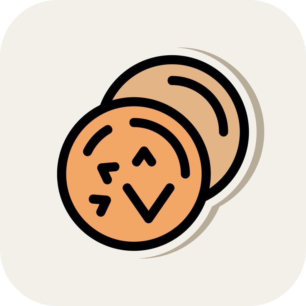 Falafel Vector Icon Design